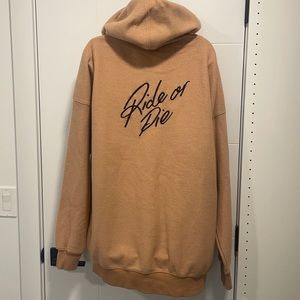 Missguided fleece hoodie